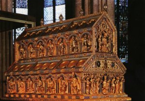 Relicario que contiene a los 3 Reyes Magos