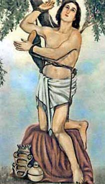 San Pantaleón, médico rico de Nicomedia, no abandonó su profesión; no hizo sino ejercerla con más éxito: sanaba a los enfermos invocando el nombre de Jesús. Los médicos paganos, envidiosos de sus curaciones maravillosas que de este mod9 efectuaba, lo denunciaron al emperador l\.1aximiano. Éste le hizo sufrir los más crueles tormentos; pero el santo, alentado por la aparición del Salvador mismo, los soportó con invencible valor. Fue por fin decapitado, hacia el año 305. 