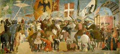 Piero della Francesca: Batalla de Heraclio contra Cosroes II (Storie della Vera Croce, Arezzo)