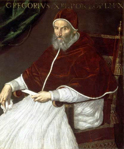 GREGORIO XIII (1502-1585), Pope Portrait: Lavinia Fontana