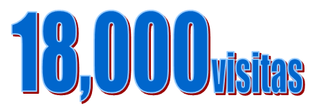 18,000 visitas