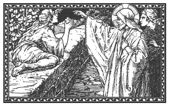 Y díjole Jesús: Ve; tu fe te ha salvado.