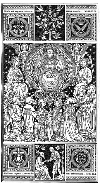 Gaudeámus omnes in Dómino, diem festum celebrántes sub honóre Sanctórum ómnium: de quorum sollemnitáte gaudent Angeli et colláudant Fílium Dei.