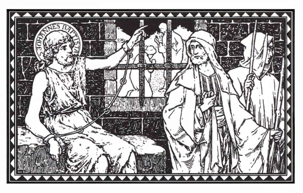 Juan envió dos discípulos a Cristo