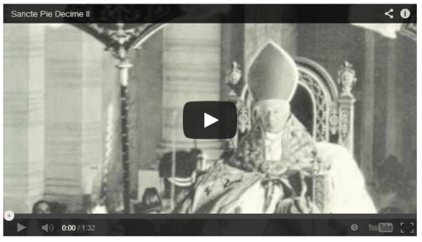 Video San Pío X
