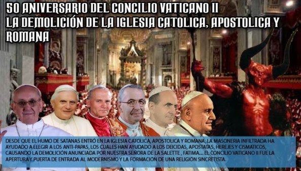 Contrario a cuanto creen algunos tradicionalistas, Roncalli JAMÁS se arrepintió del Vaticano II y su liberalismo.