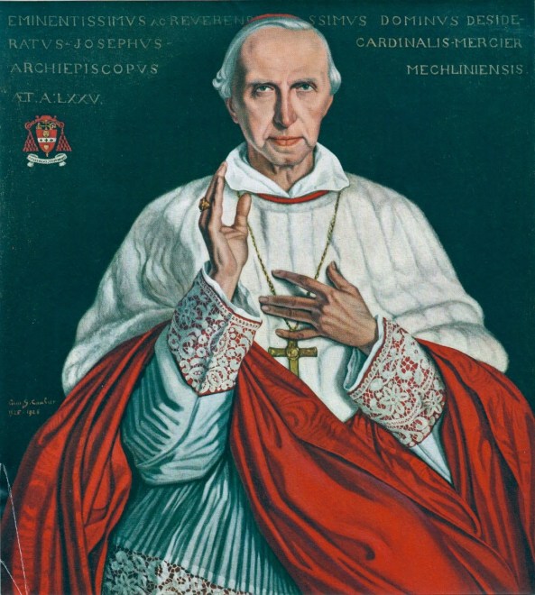 Desirée Mercier, Cardenal-Arzobispo de Malinas-Bruselas y Primado de Bélgica, un hipócrita.
