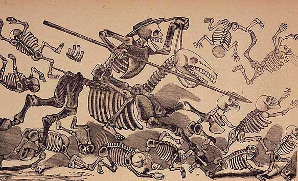 Calavera_Don_Quijote_y_Sancho_Panza_(1905)