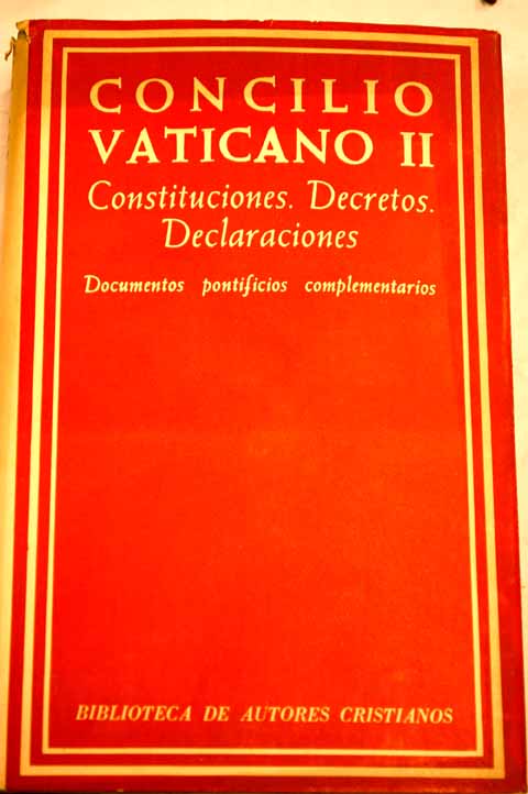 Concilio Vaticano II Documentos