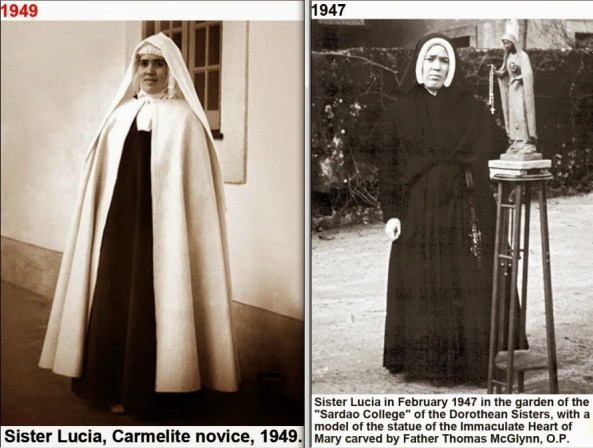 Falsa y verdadera Hna. Lucía NCSJB