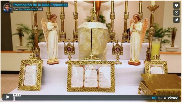Promoción de la Misa Tridentina